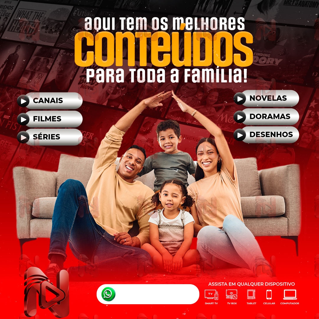 CONTEÚDOS PARA TODA A FAMÍLIA