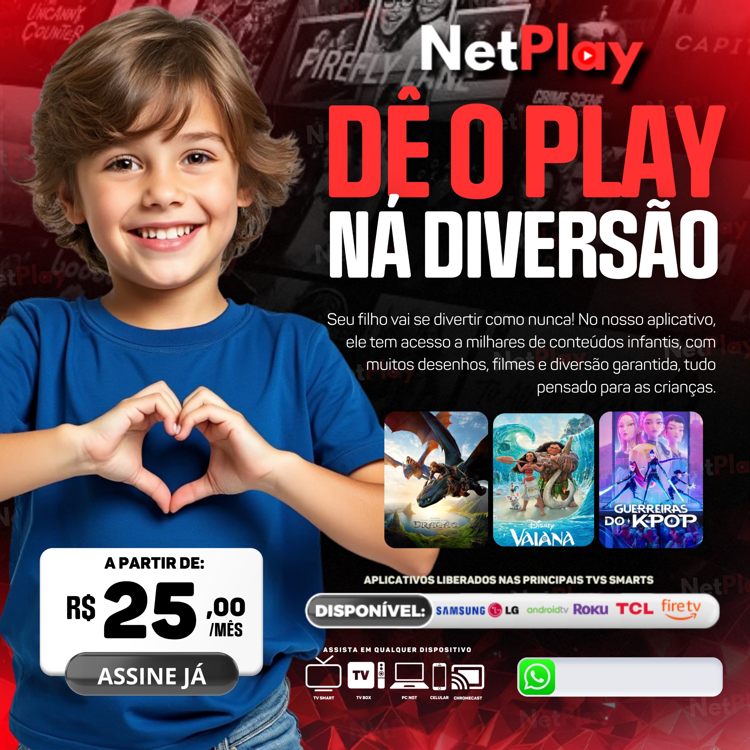 DÊ O PLAY NA DIVERSÃO - BANNERS DE VALORES