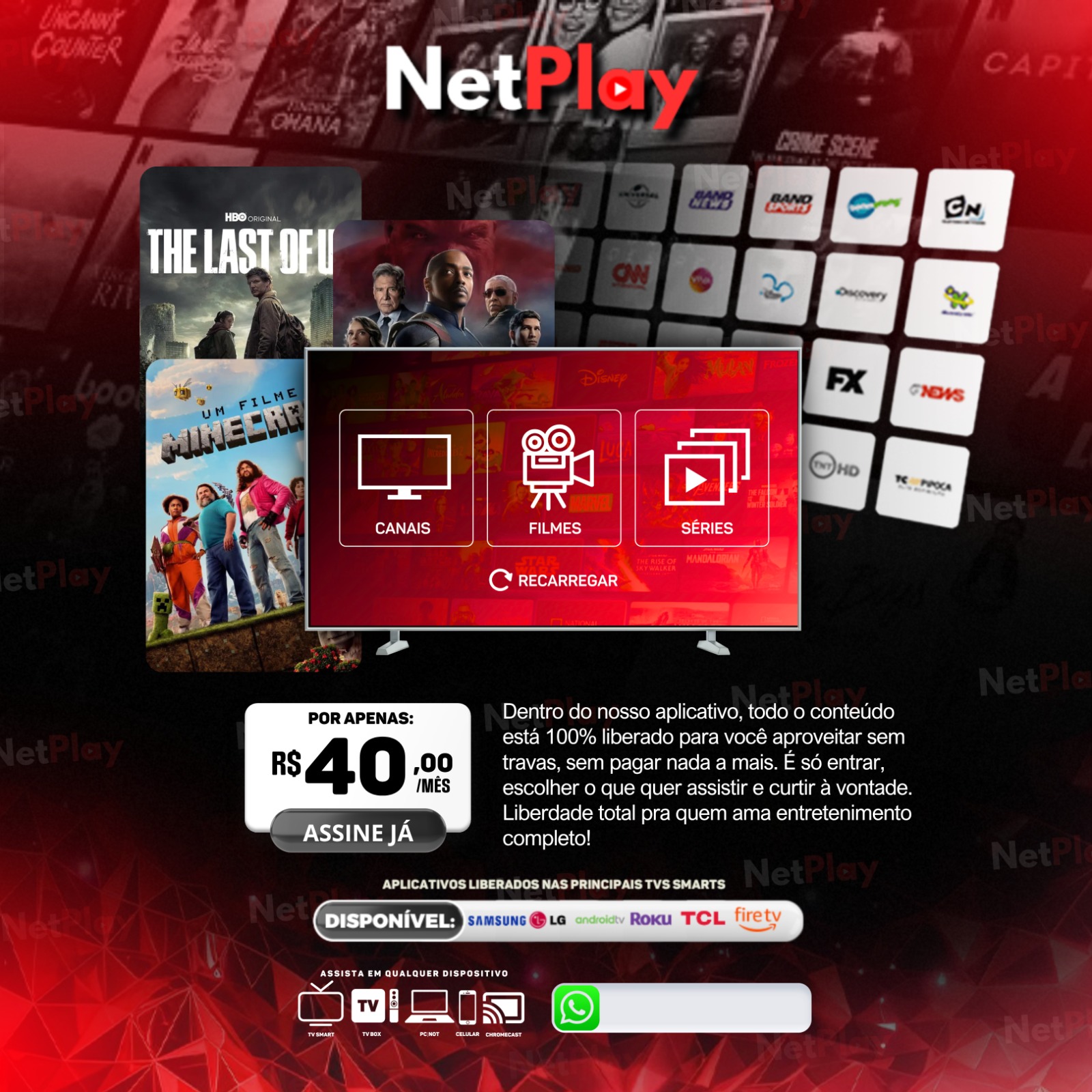 CONTEÚDO 100% LIBERADO