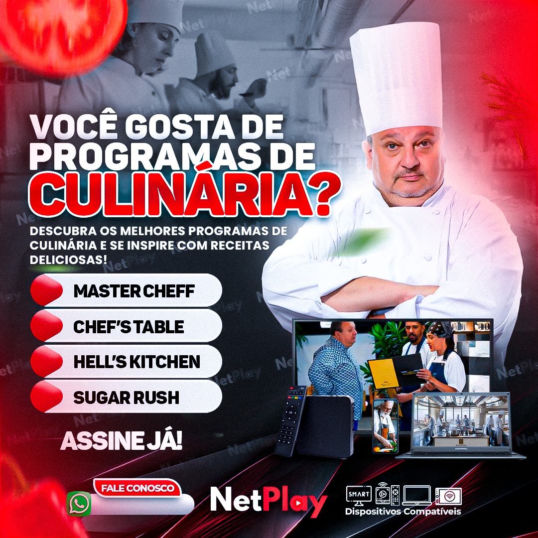 VOCÊ GOSTA DE PROGRAMAS CULINÁRIOS?