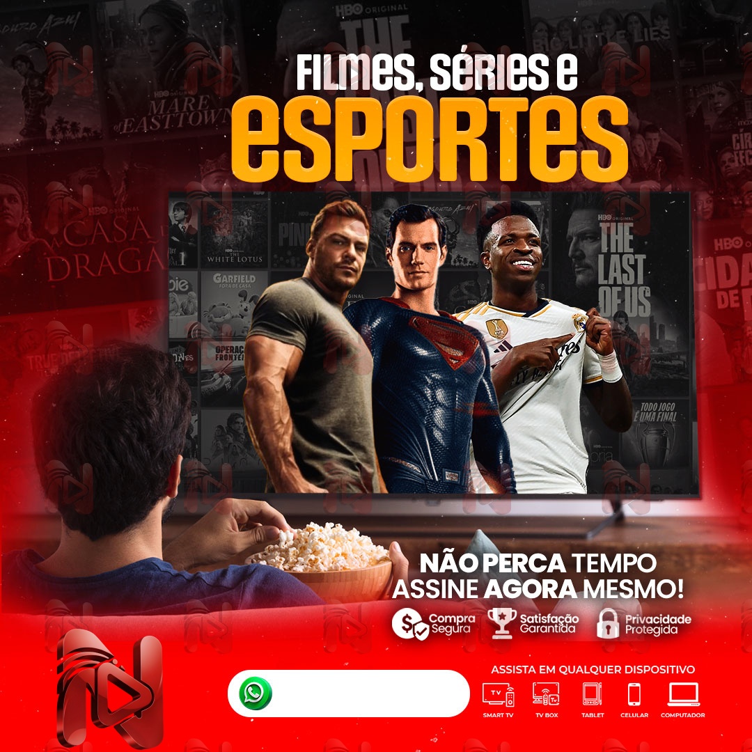 FILMES, SÉRIES E ESPORTES